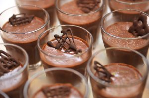 Image of Chocolate Mousse in individual glasses