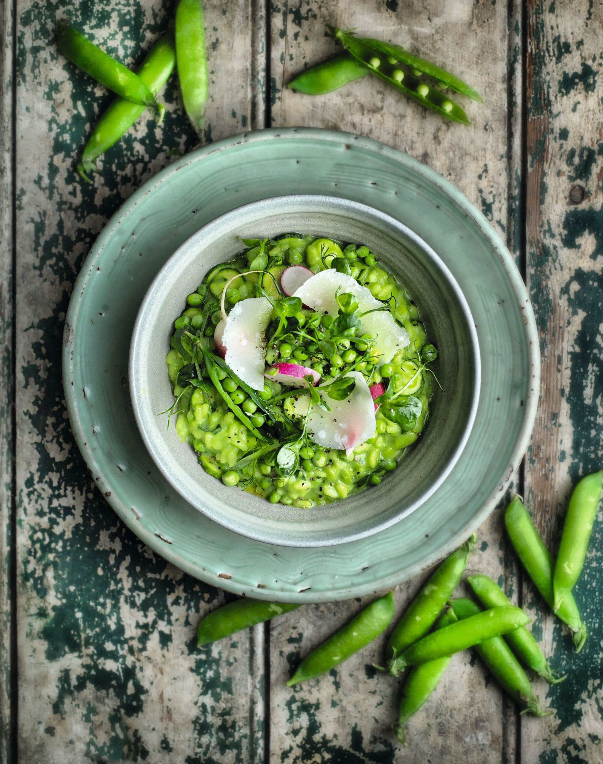 Raymond Blanc OBE’S spring pea risotto: Recipe for WWF's Earth Hour