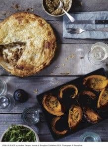 Jerusalem artichoke, white wine & thyme pie