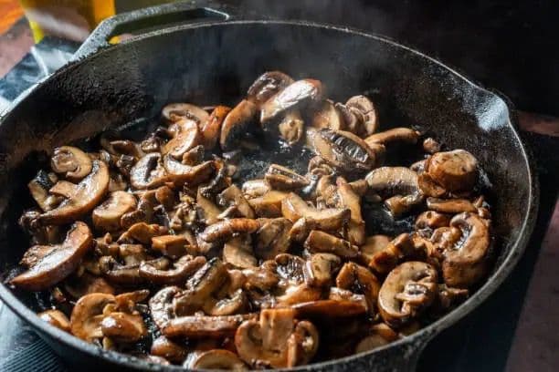 Easy Peasy Vegan Garlic Mushrooms