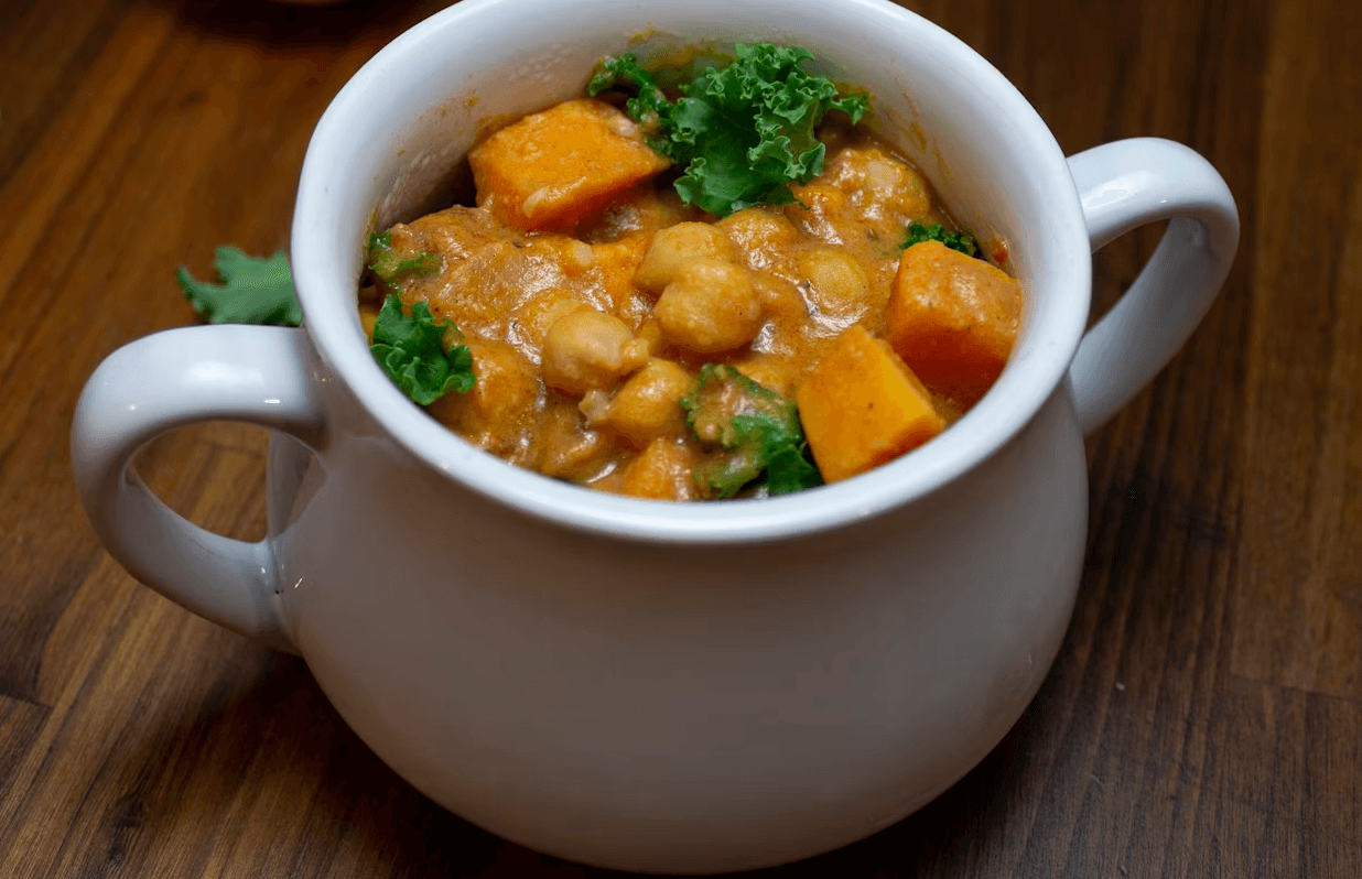Pumpkin, Chickpea & Red Lentil Curry
