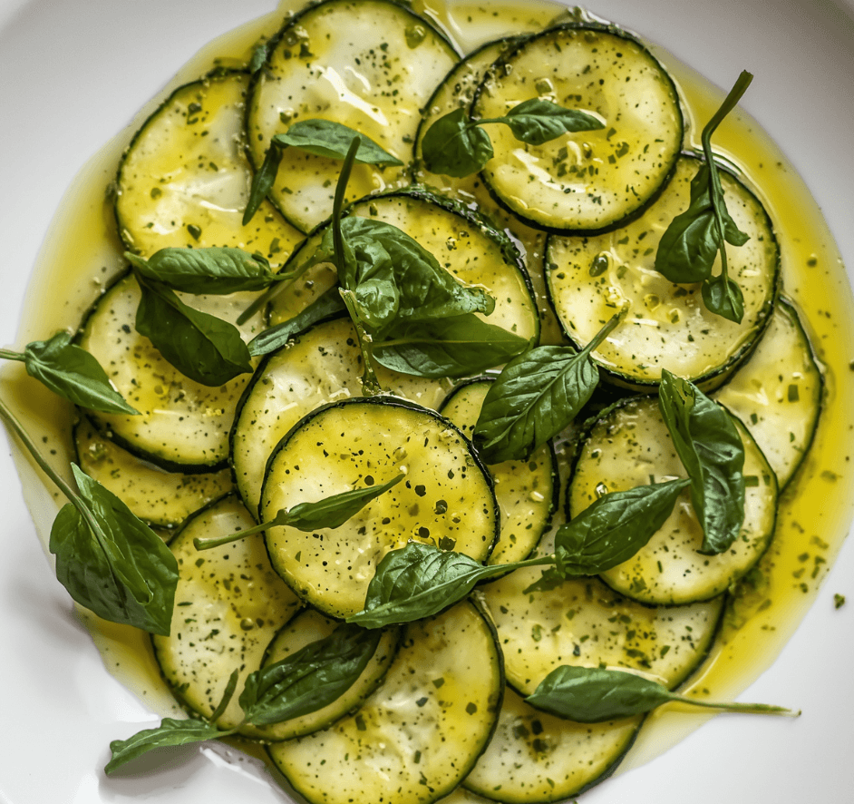 Zucchini & Basil Carpaccio