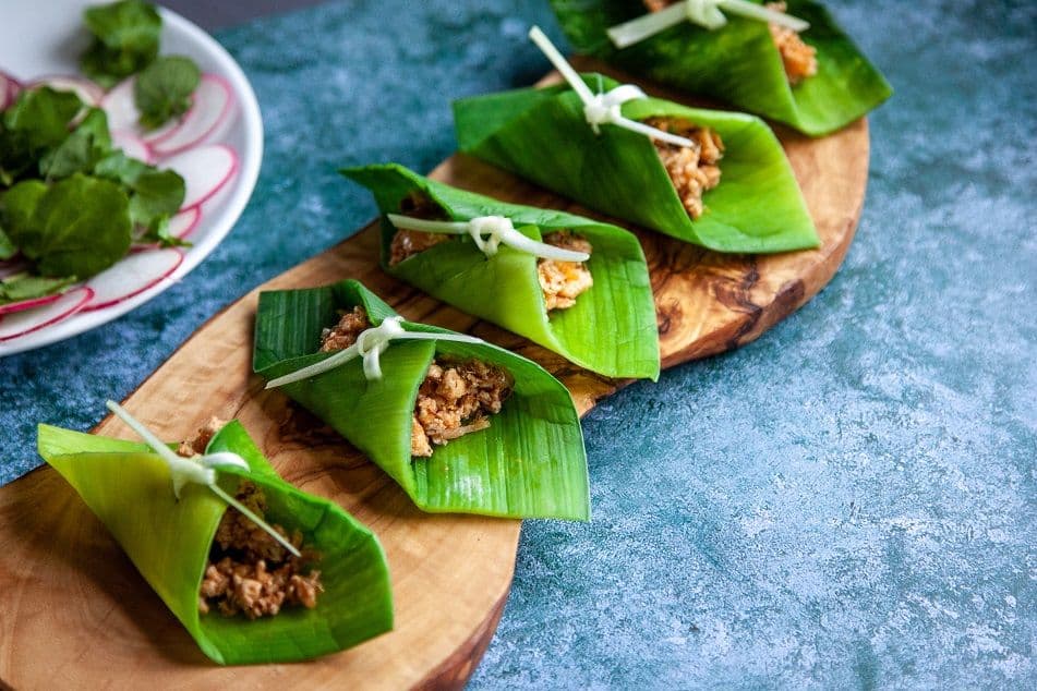 Leek wantons with cauliflower: Celebrating in-season British leeks