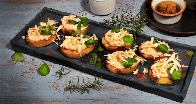 Cheesy potato rounds - for Shavuot