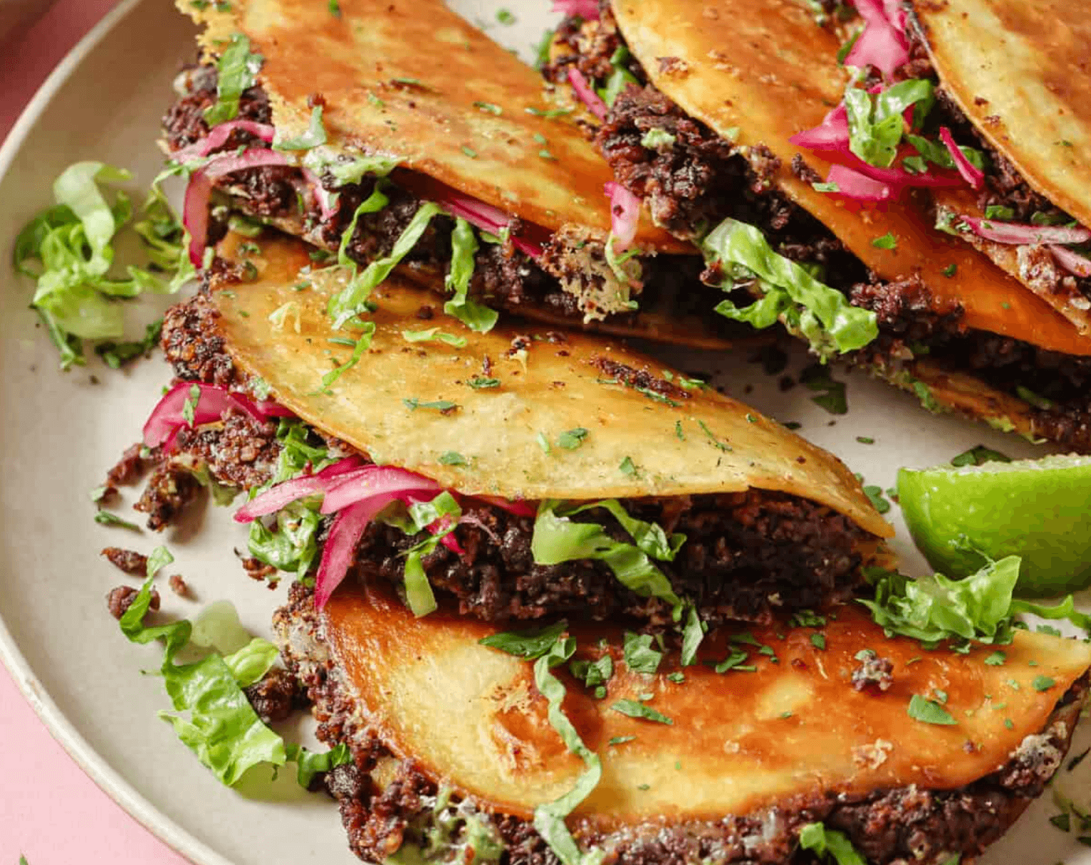 Crunchy Black Bean Tacos