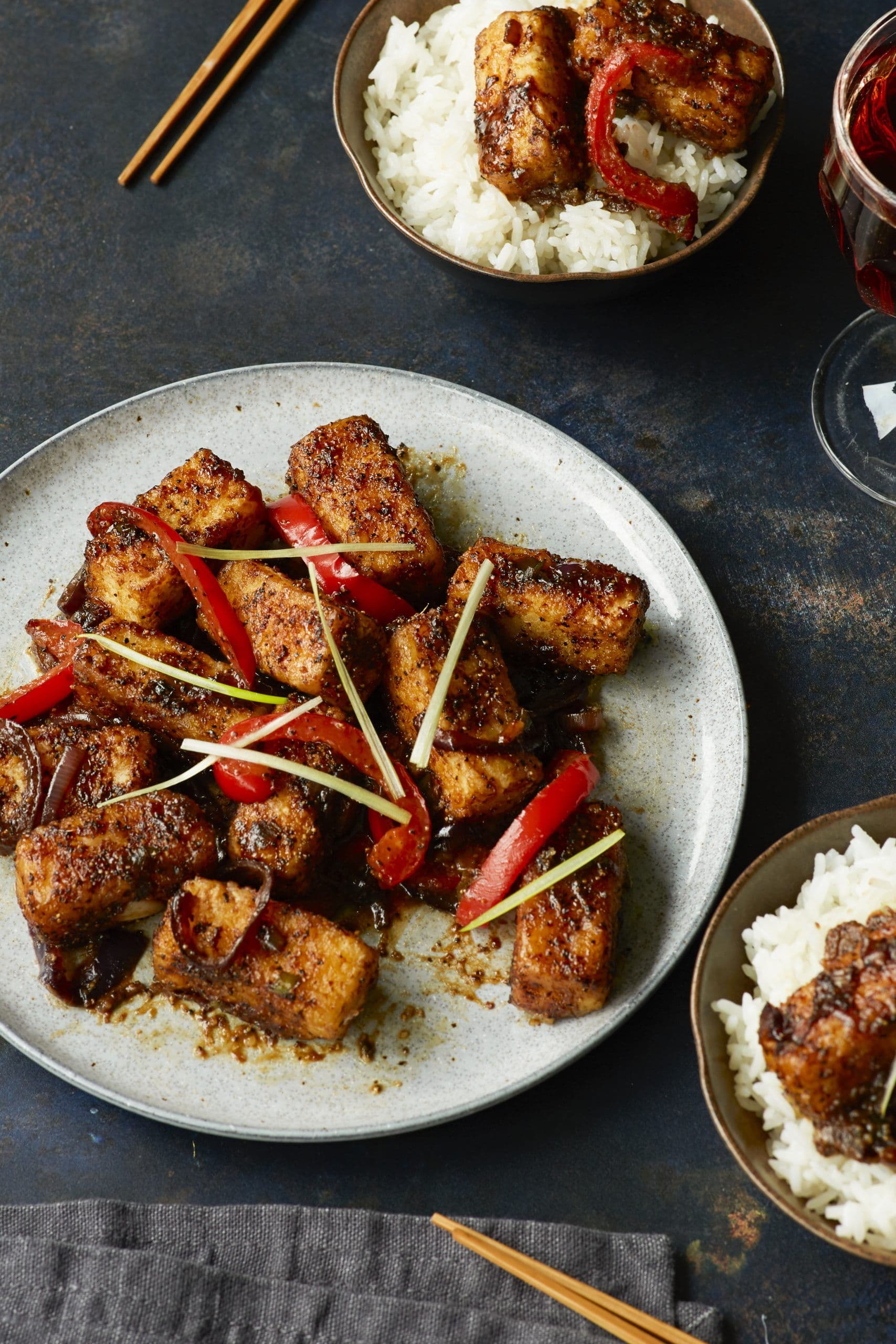 Salt and pepper tofu