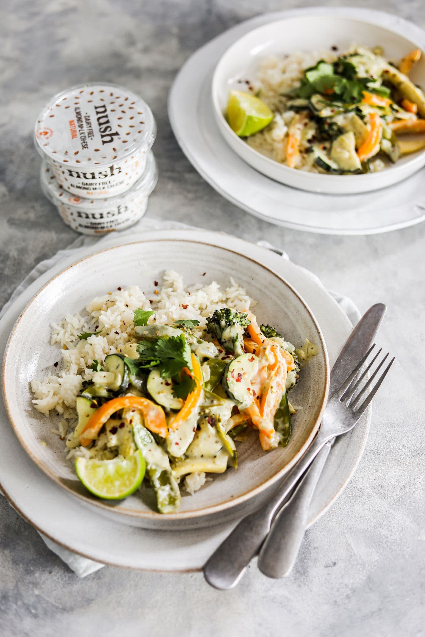 Thai green veggie curry