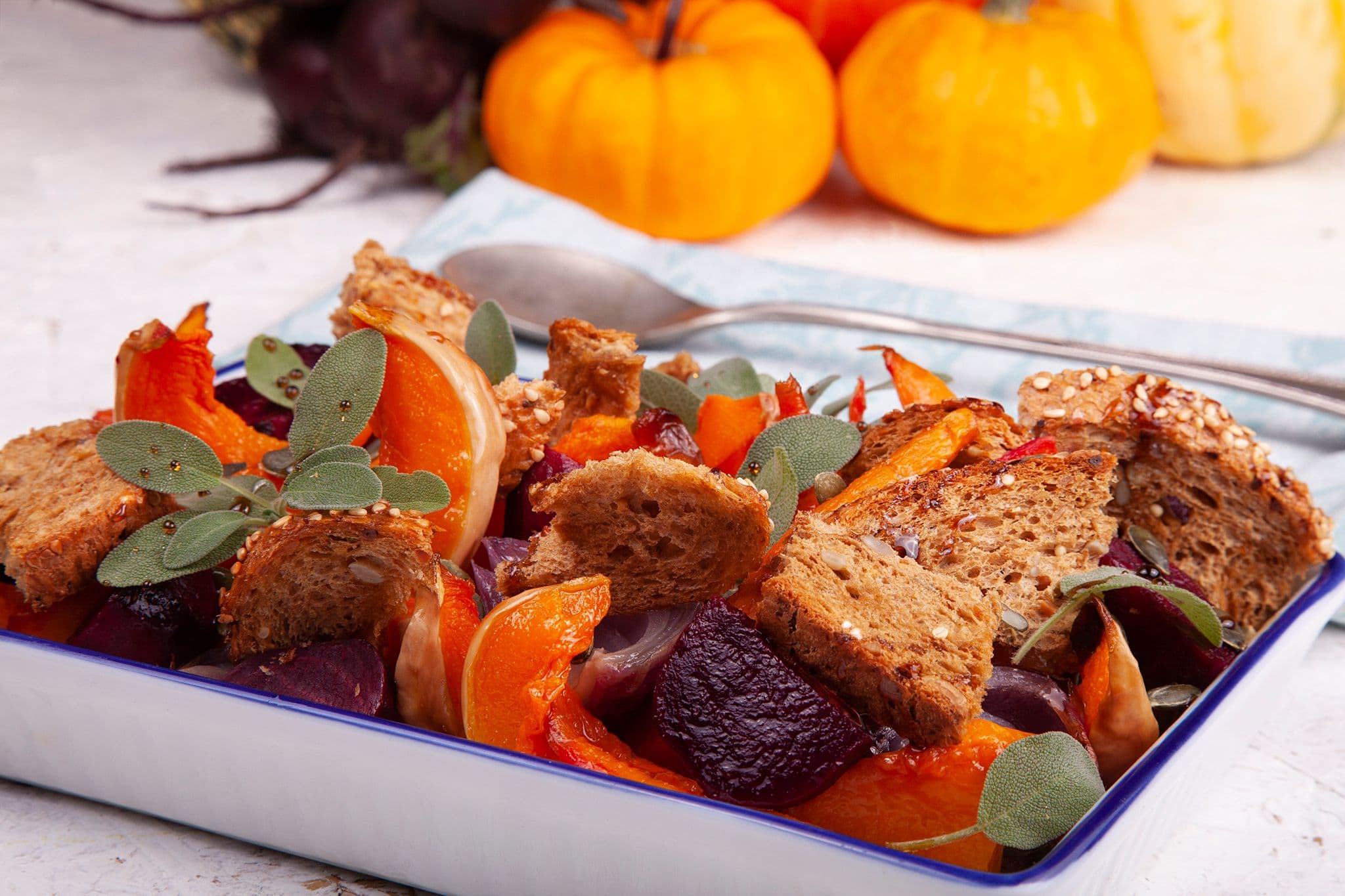 Warm Italian Roasted Root Salad