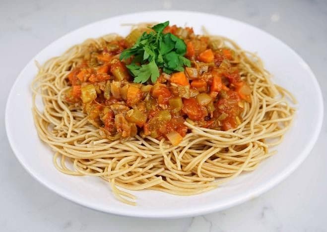 Vegetable bolognaise