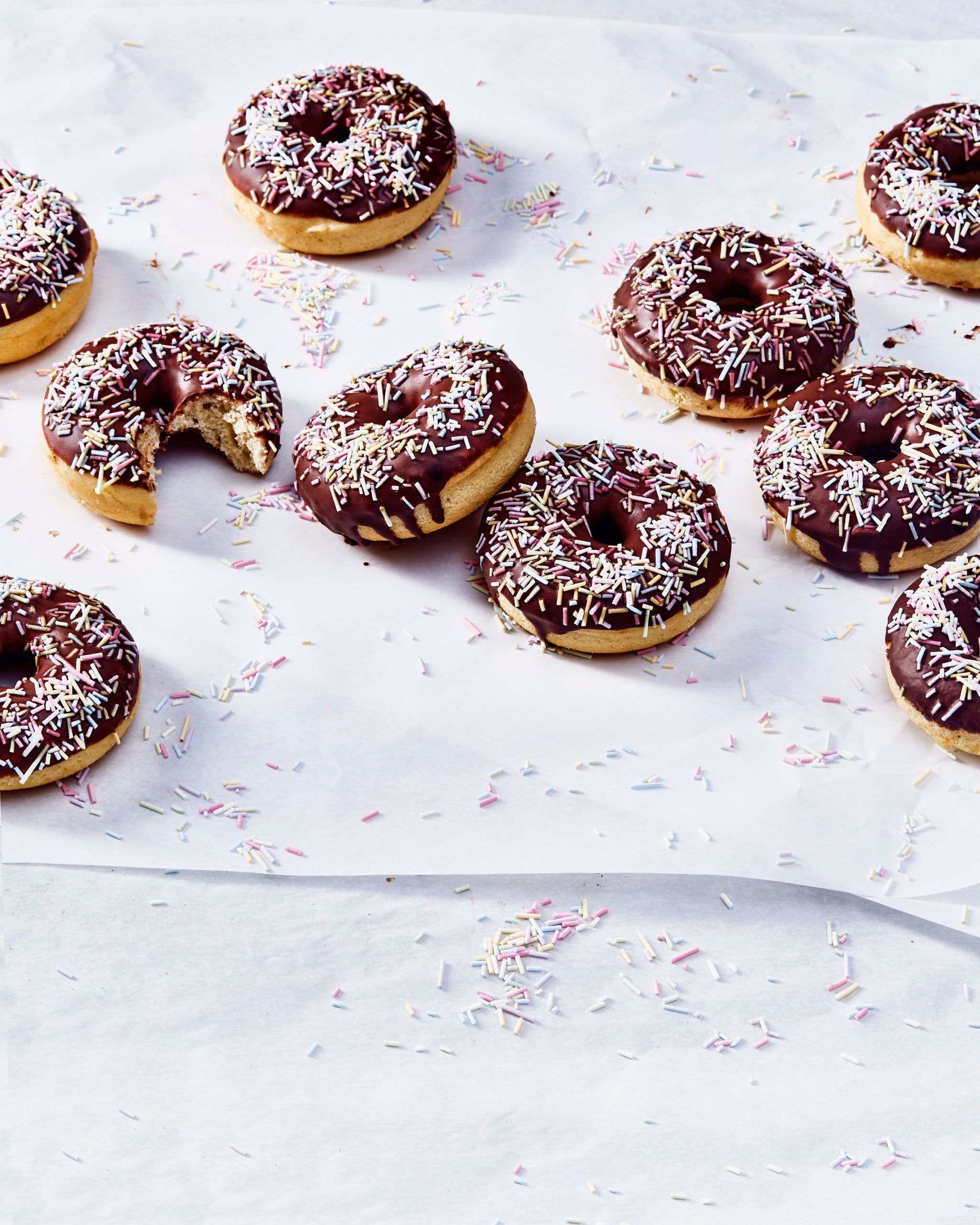 Chocolate glazed doughnuts - by Isa Chandra Moskowitz
