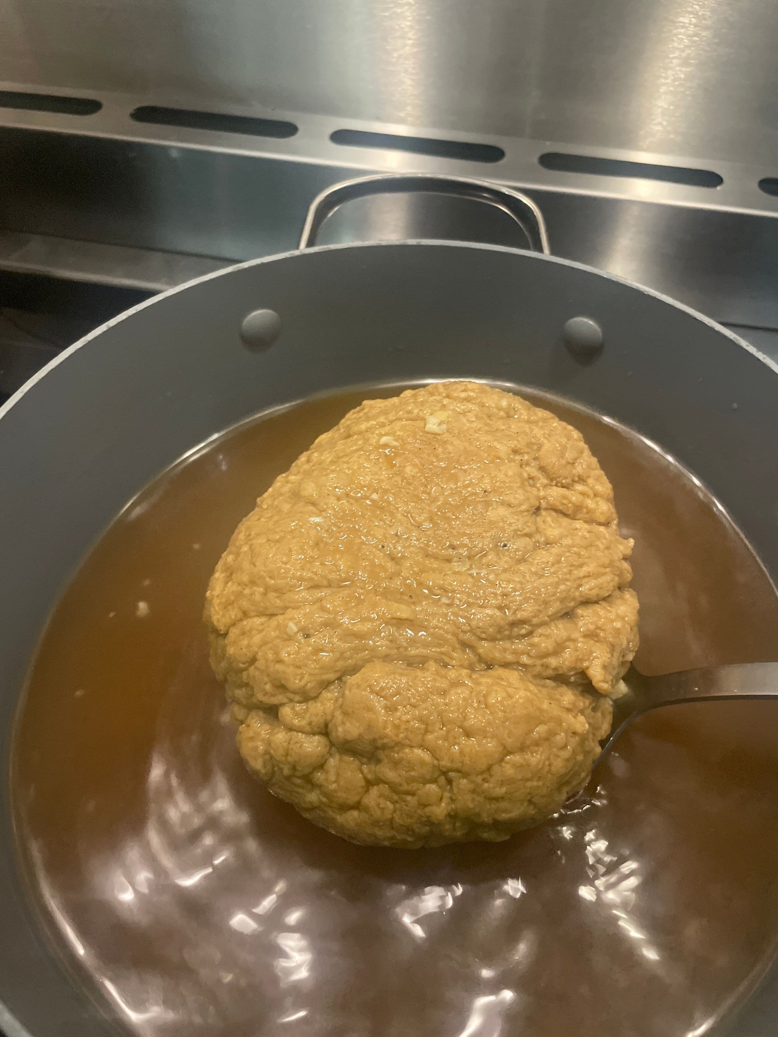 Dan Jacobs’ First Seitan Loaf (Plain Flour + Marmite)