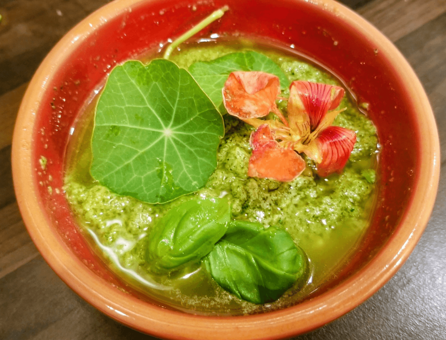 Pesto Nasturtiums