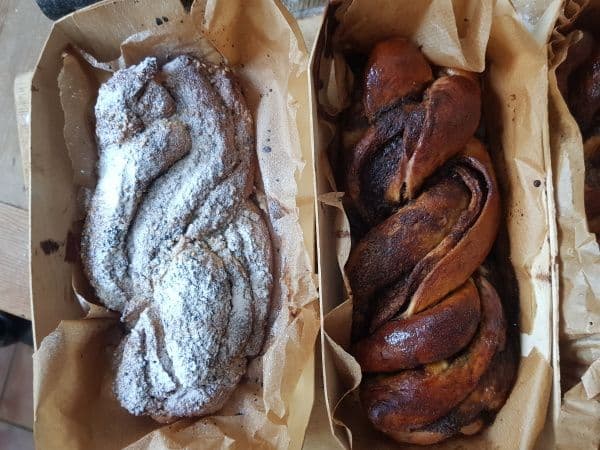 Vegan babka with tangzhong (wallpaper paste)