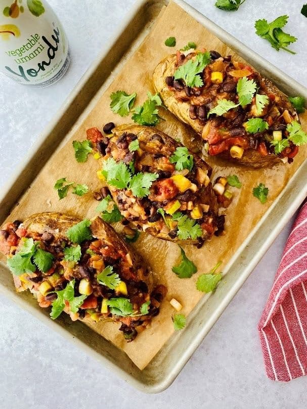 Baked chilli potatoes