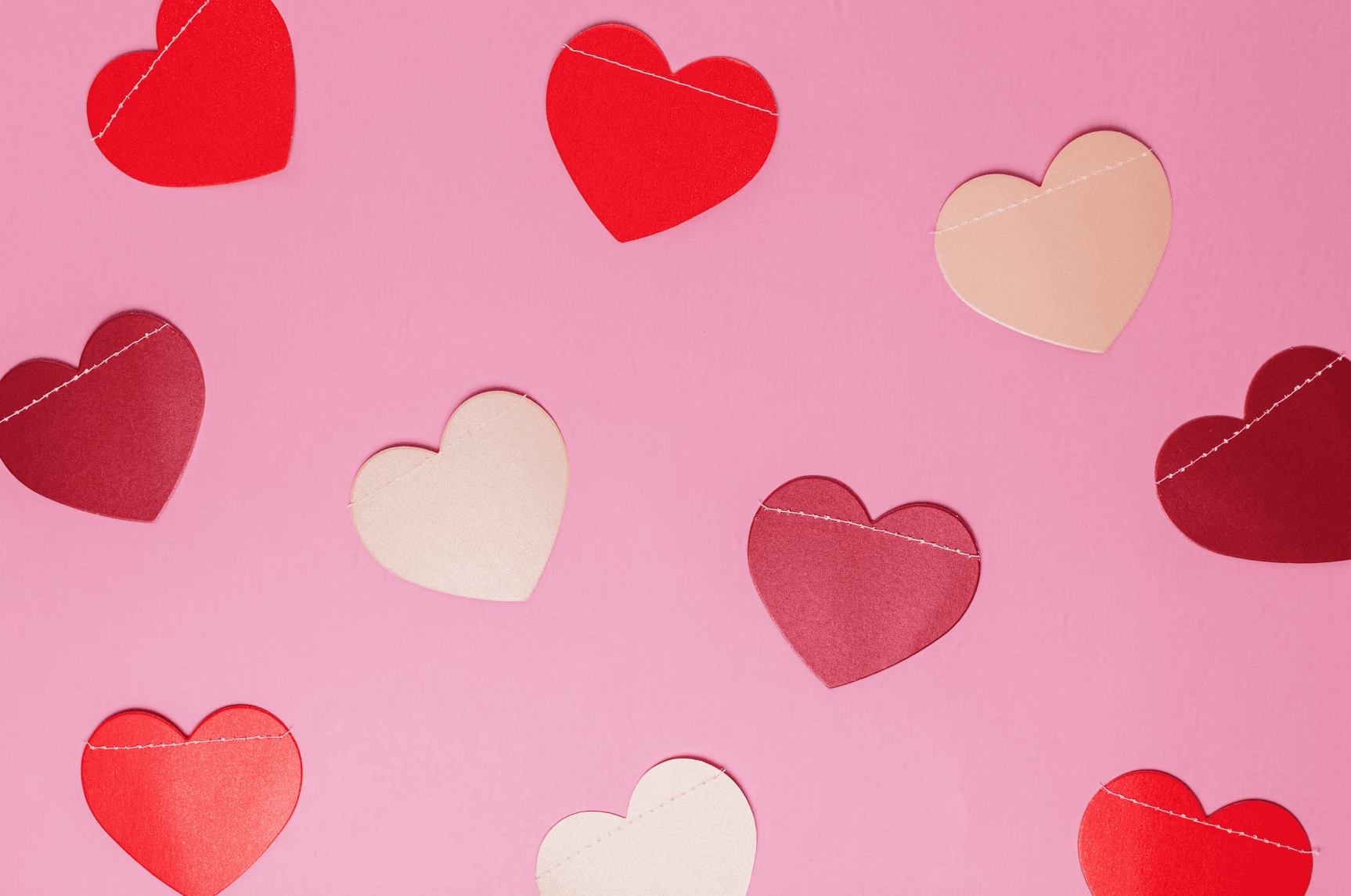 Valentines love hearts