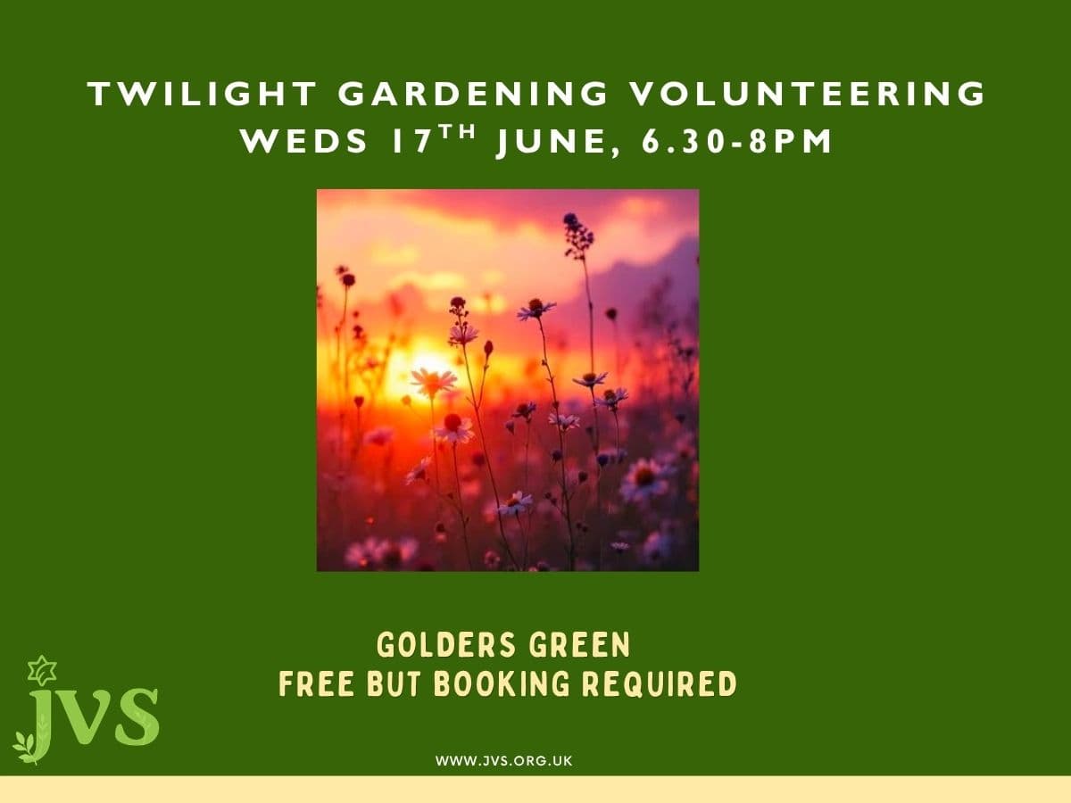 Twilight gardening volunteering