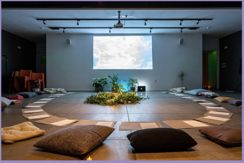 Main Hall - Yoga Setup