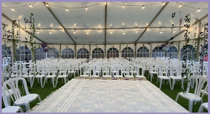 Garden - Inside Marquee