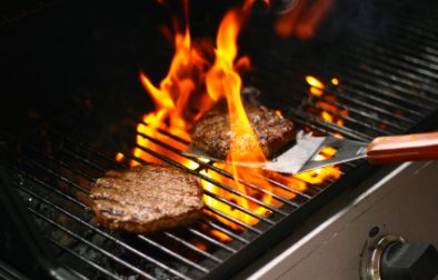 Barbecued burgers