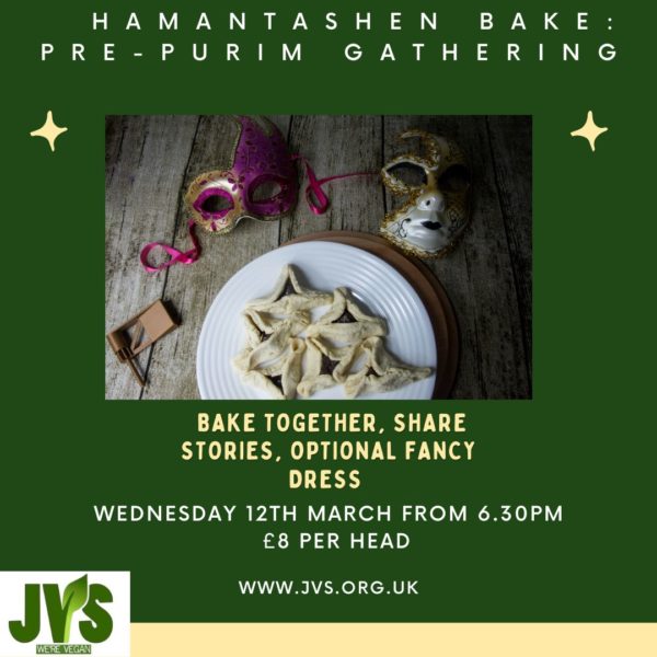 Let's make vegan hamantaschen - 12 March 2025